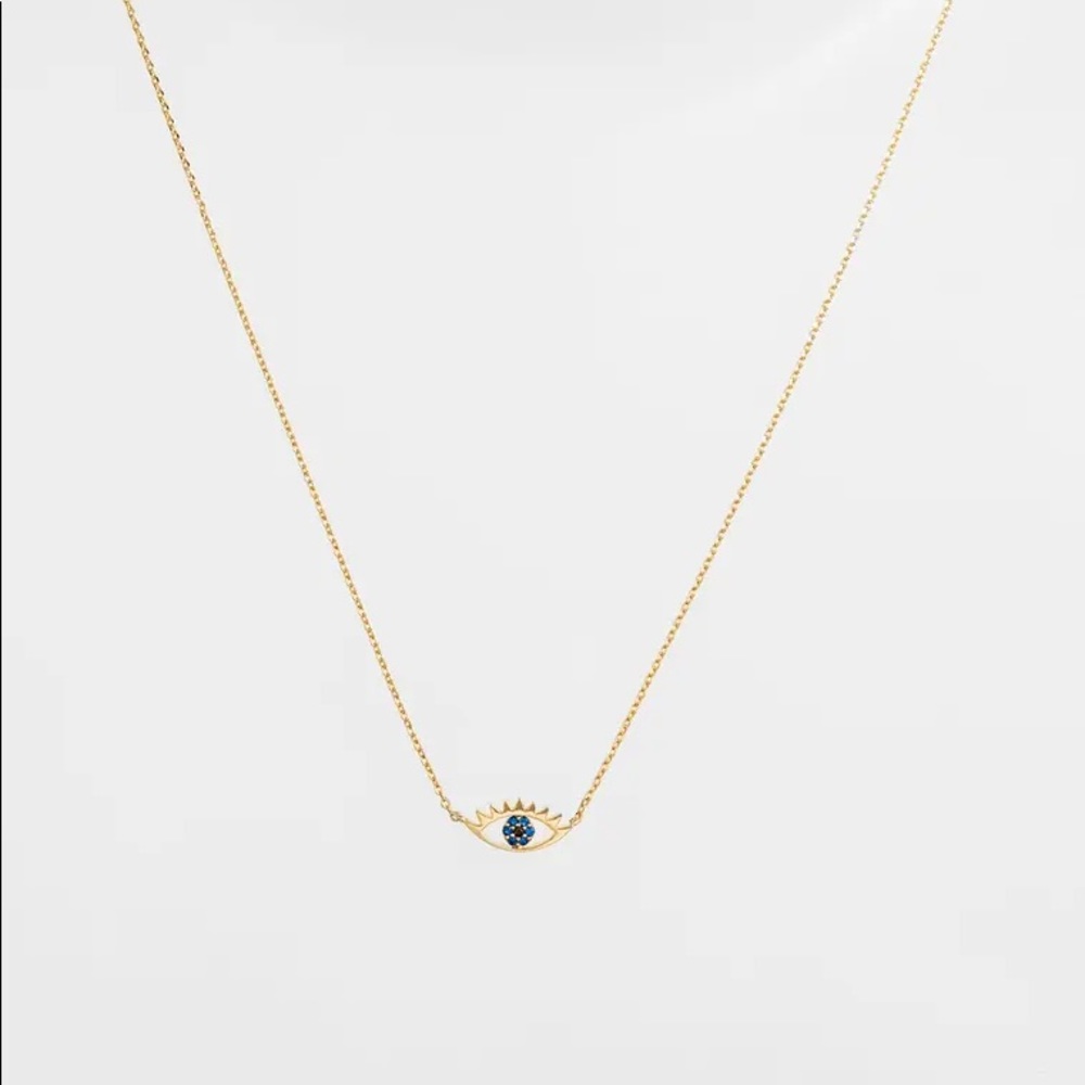 Estella Barlett Happy Thoughts Eye Pendnt Necklace - Picture 1 of 3